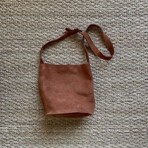 Urban outfitters suede bucket bag